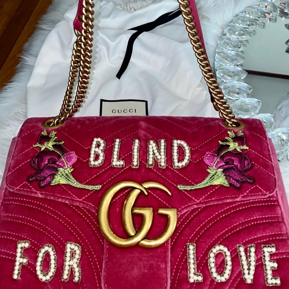 Gucci Blind For Love Marmont Purse - Picture 15 of 16